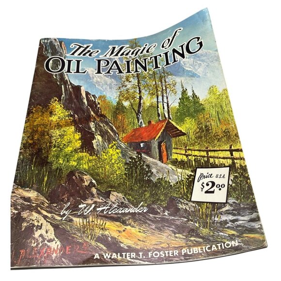 the Magic of oil painting paperback book by W. Alexander English Walter foster p - Picture 1 of 11